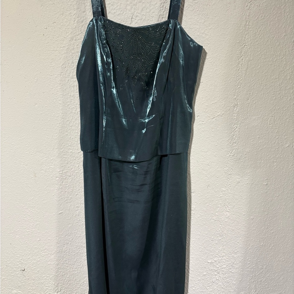 Alex Evenings Shimmering Teal Ensemble - Picture 12 of 13
